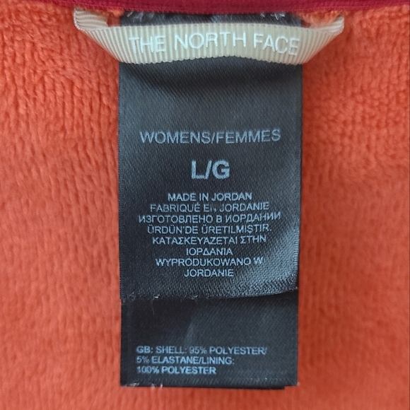 The North Face Agave Jacket in Melon Red Heather Sz L - Picture 8 of 14